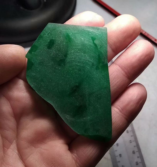 翡翠切割樣品效果