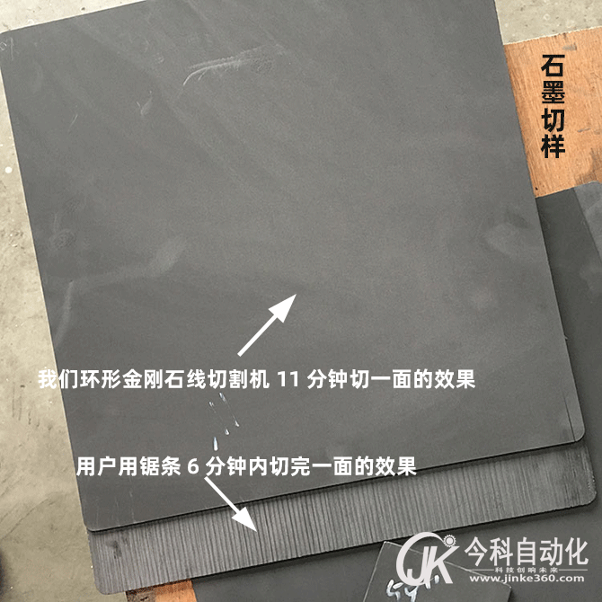 金剛石線切割機與鋸床切割效果對比