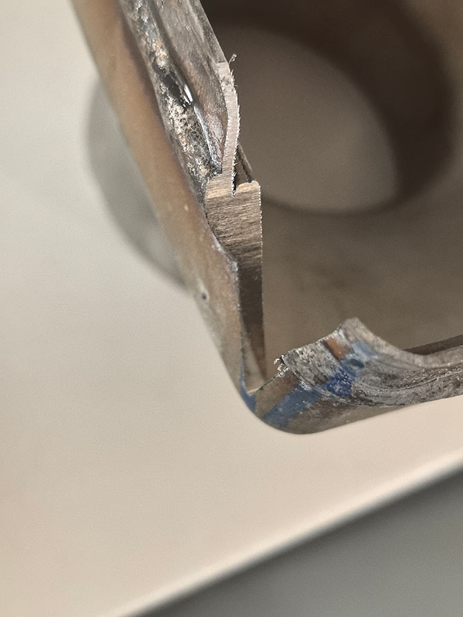 金屬燈罩切樣圖，金剛石線能切金屬嗎，金剛石線能切不銹鋼嗎，今科技術(shù)