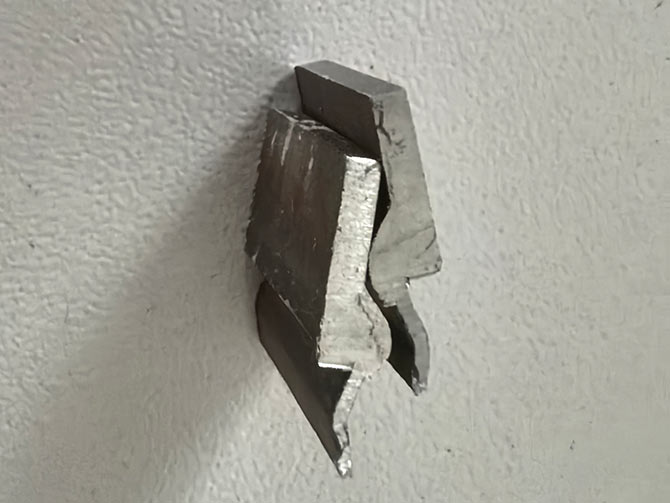 金屬燈罩切樣圖，金剛石線能切金屬嗎，金剛石線能切不銹鋼嗎，今科技術(shù)