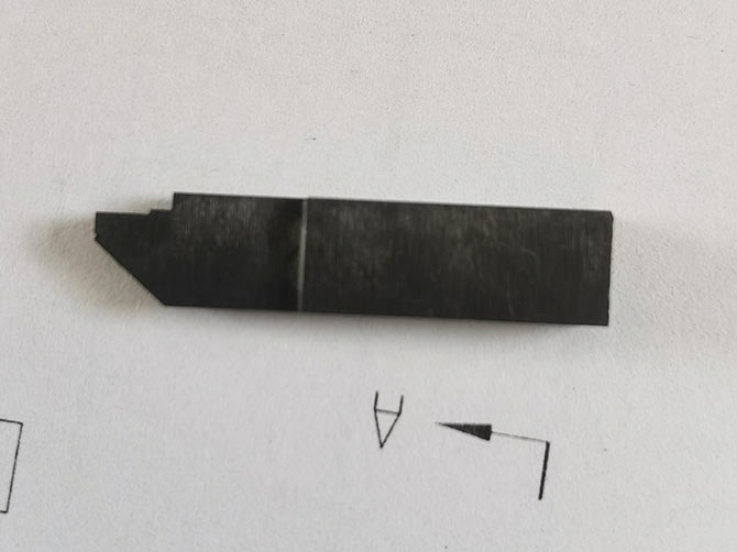 碳化硅切割一個直角臺階